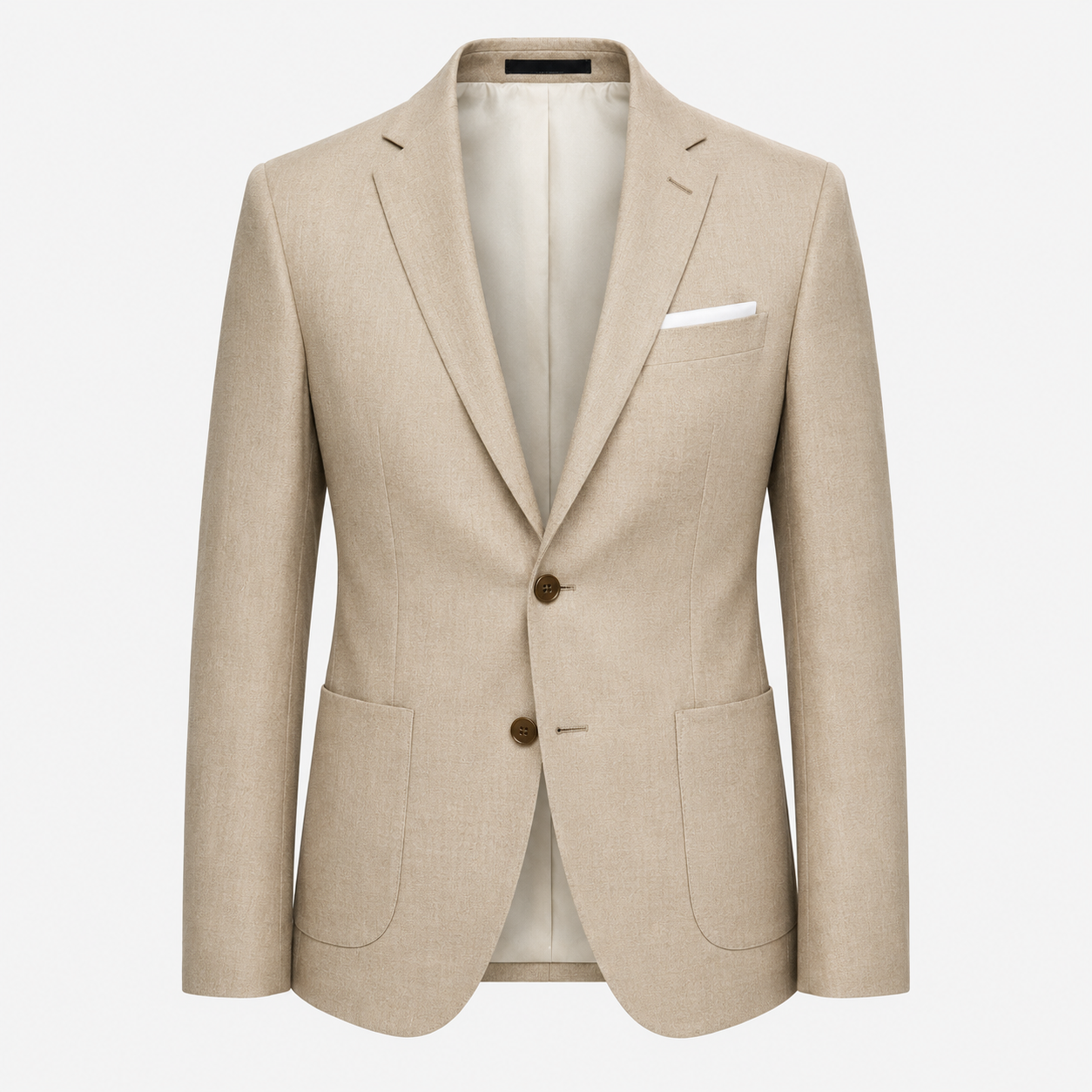 Men's Beige Tailored Blazer