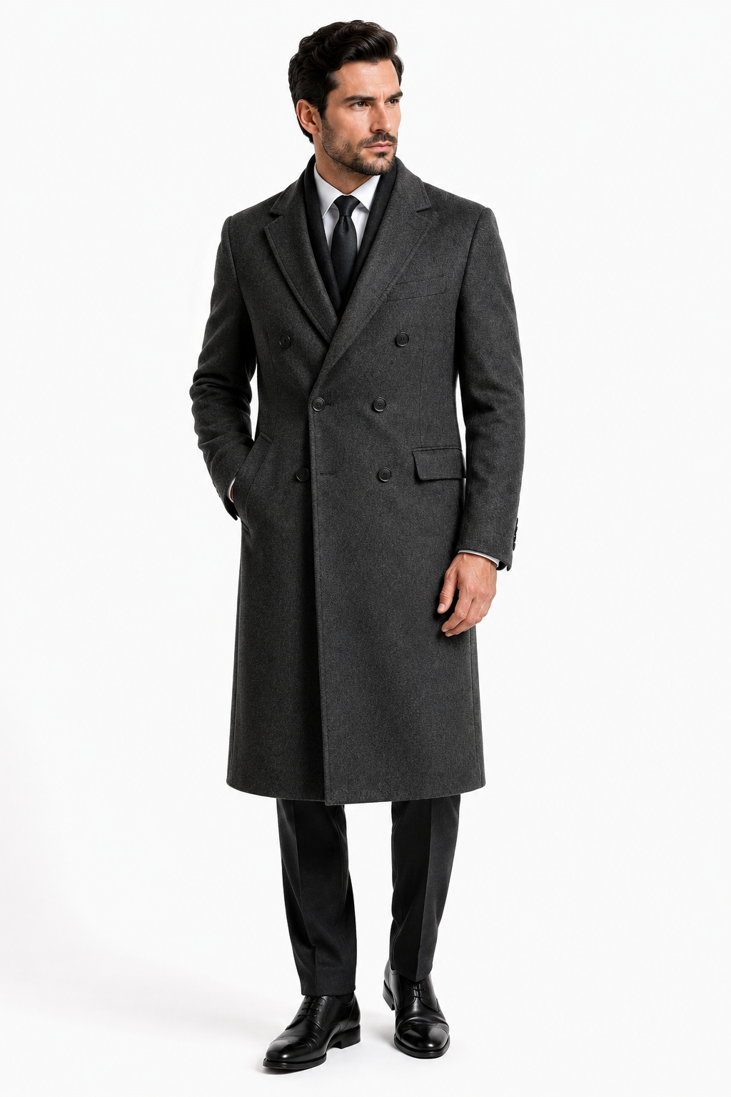 Men's Overcoat — Polished Elegance